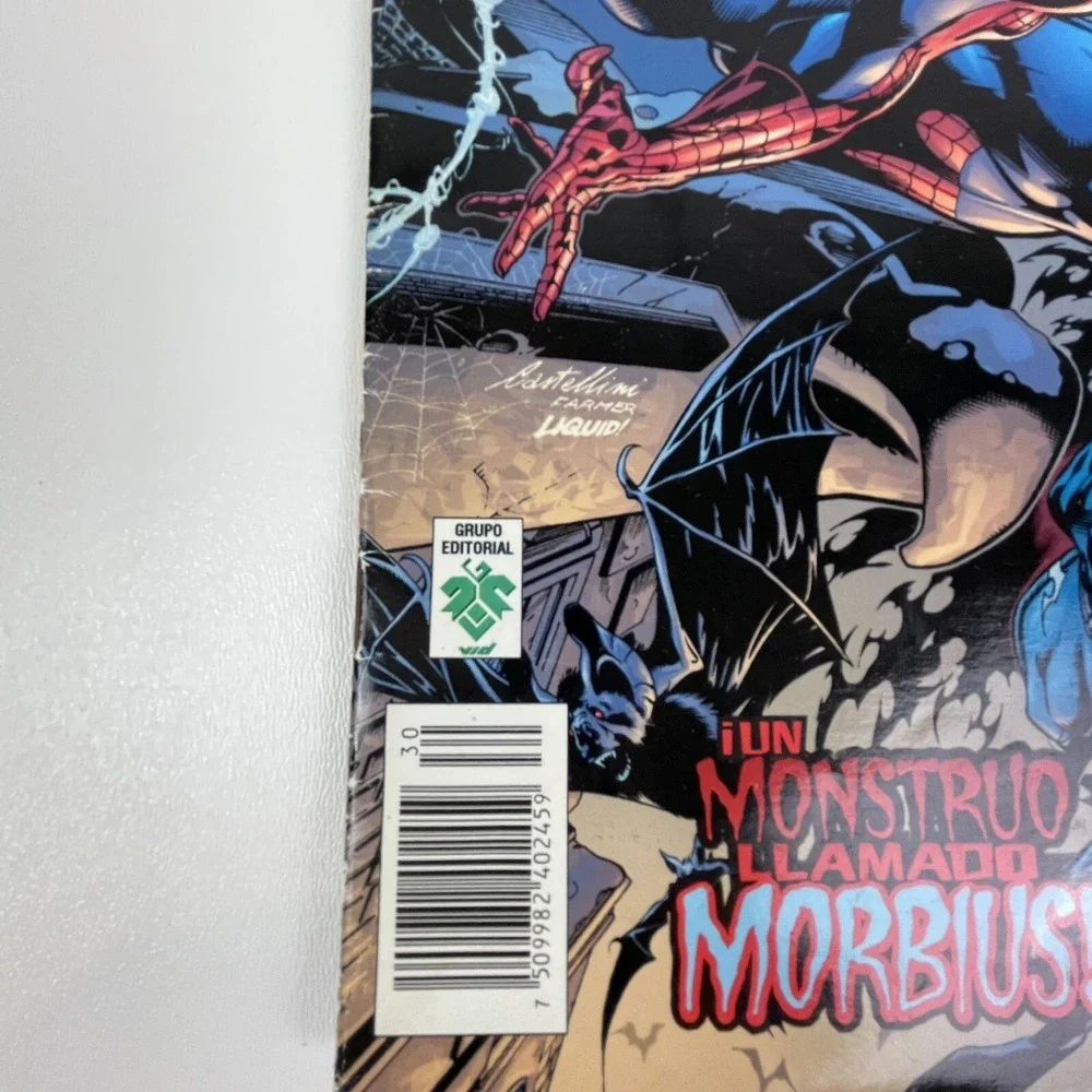 Peter Parker Spider Man Spanish Version Variant Morbius Un Monstruo Llamado